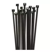 Fascetta di cablaggio nera 160x2,5 Etelec 100 pezzi FN16025