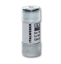 Fusibile in ceramica cilindrico CH22  misura 22x58 mm 63A ITALWEBER