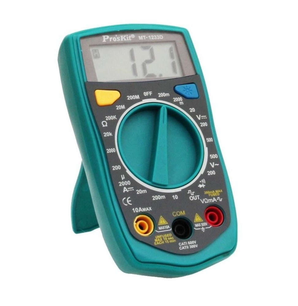 Tester digitale con misurazione onda quadra MT-1233D GBC 49P01195