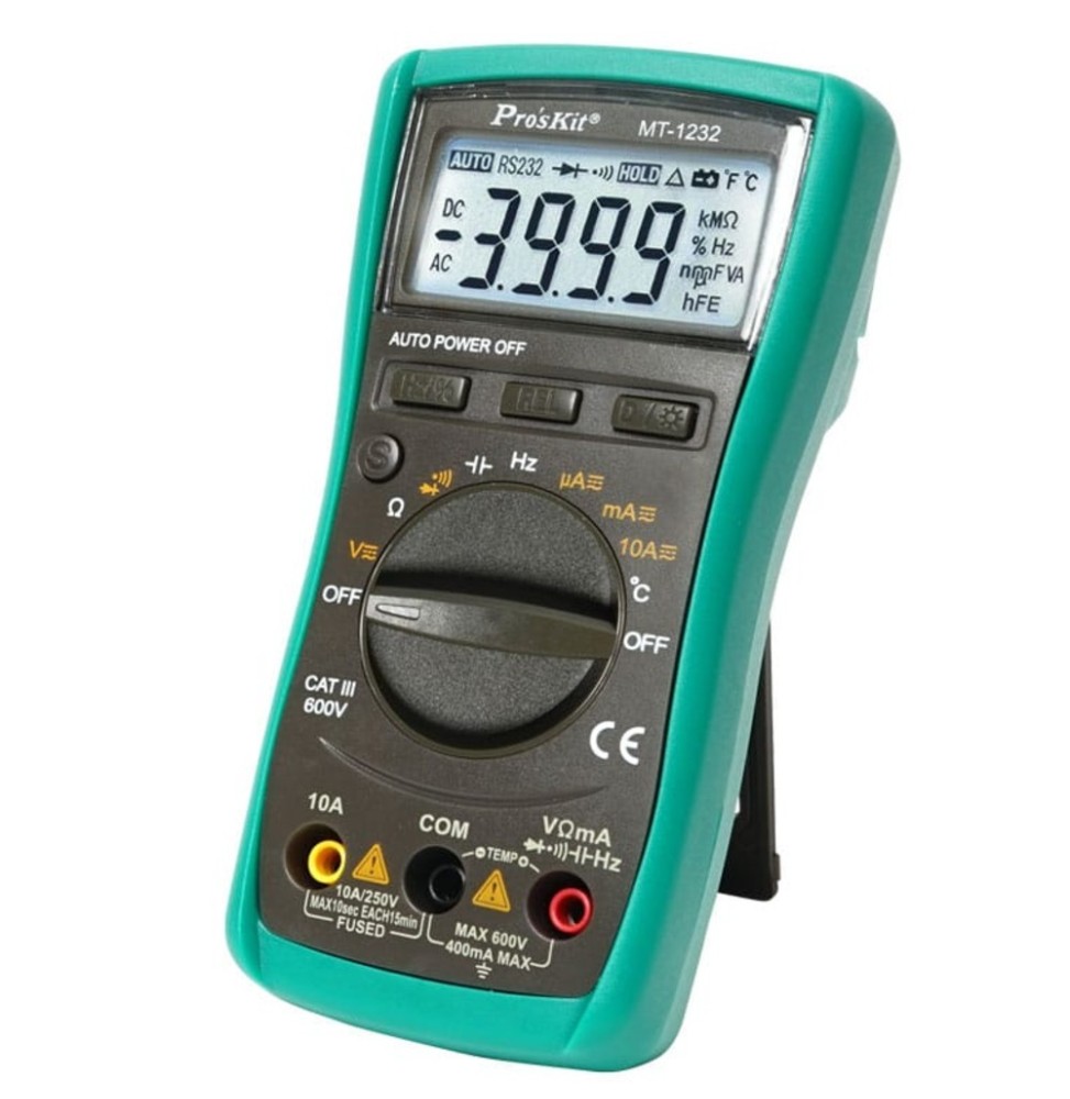 Tester digitale con autorange automatico MT-1232 GBC 49P01175