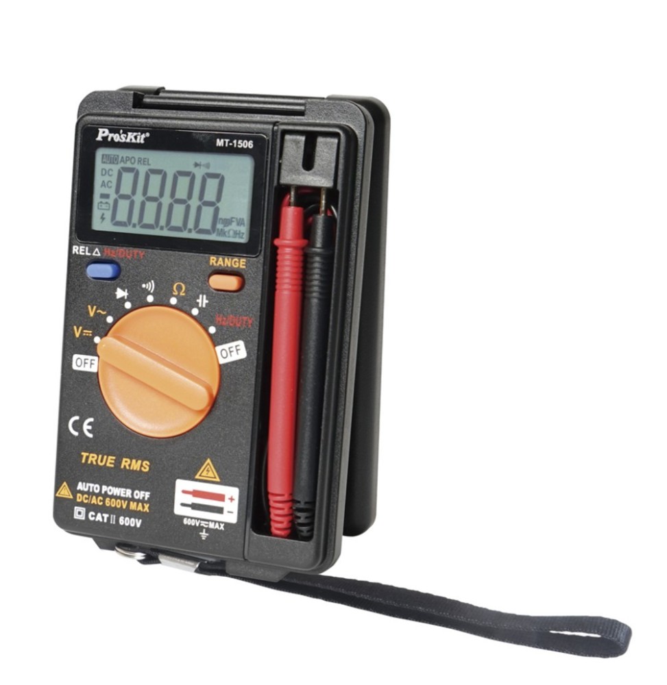 Multimetro Digitale Tascabile Pro'sKit MT-1506 True-RMS