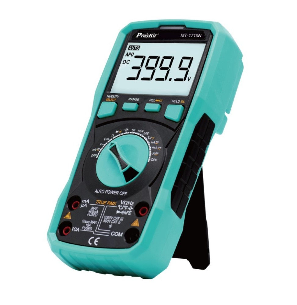 Multimetro Digitale Pro'sKit MT-1710N True-RMS Auto-Range
