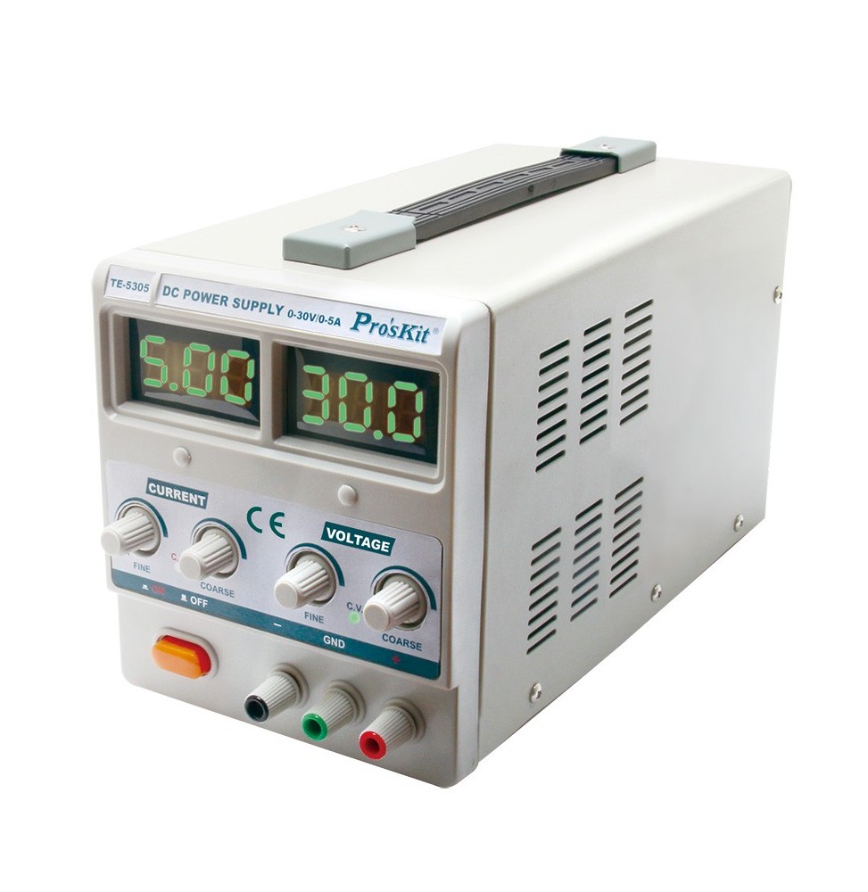 Alimentatore da Banco Pro'sKit TE-5305B 0-30V 0-5A | Misterelettro