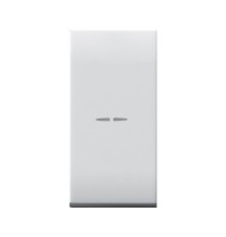 Deviatore unipolare assiale illuminabile Ave Whitek 446002AS