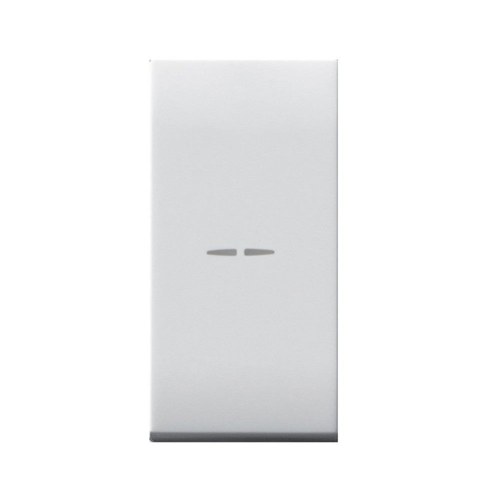 Deviatore unipolare assiale illuminabile Ave Whitek 446002AS