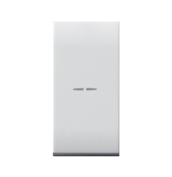 Deviatore unipolare assiale illuminabile Ave Whitek 446002AS