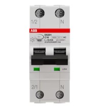Differenziale Magnetotermico 16A 30mA Classe AC  6kA 1P+N ABB DS201C16AC30