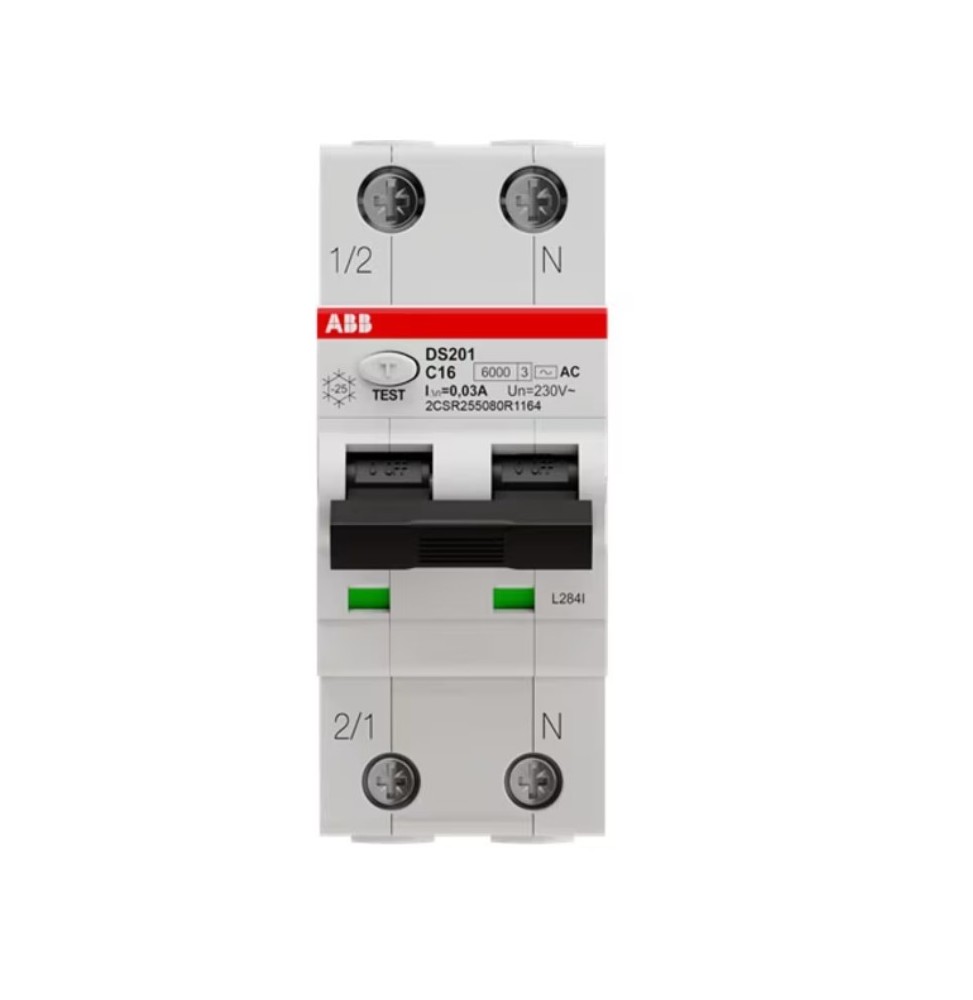 Differenziale Magnetotermico 16A 30mA Classe AC  6kA 1P+N ABB DS201C16AC30