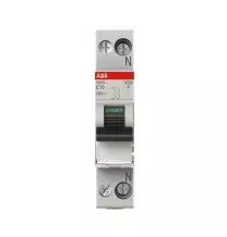 Interruttore Automatico Magnetotermico 1 Polo+N 10A 4,5kA ABB SN201LC10