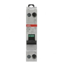 Interruttore Automatico Magnetotermico 1 Polo+N 25A 4,5kA ABB SN201LC25