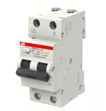 Interruttore differenziale magnetotermico 6A 30mA Classe AC  4,5kA 1 Polo + N ABB DS201LHC6AC30