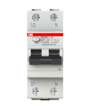 Interruttore differenziale magnetotermico 25A 30mA Classe AC  4,5kA 1 Polo + N ABB DS201LHC25AC30