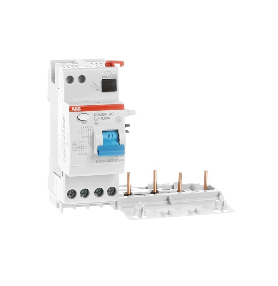 Blocco Differenziale 4 Poli Classe AC 25A 500mA ABB B427948