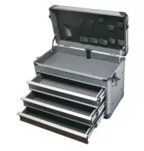 Cassettiera portautensili in alluminio a tre scomparti PRO'SKIT TC-755