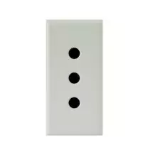 Presa Bivalente Ave Whitek 10A alveoli protetti  446006TS