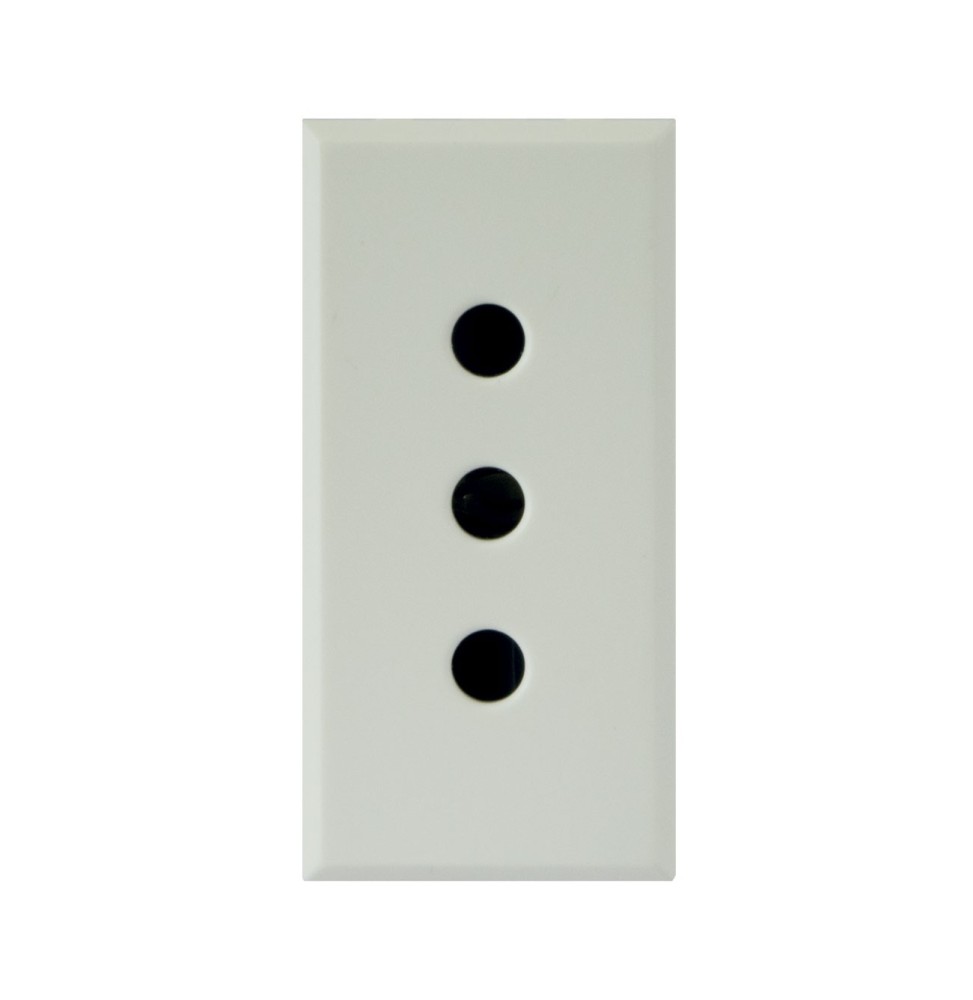 Presa Bivalente Ave Whitek 10A alveoli protetti  446006TS