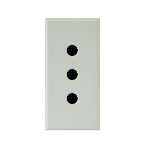 Presa Bivalente Ave Whitek 10A alveoli protetti  446006TS