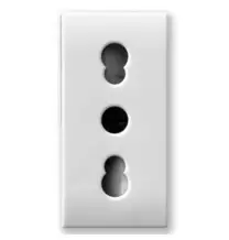 Presa Bivalente Ave Domus 10-16A alveoli protetti 44100615TS