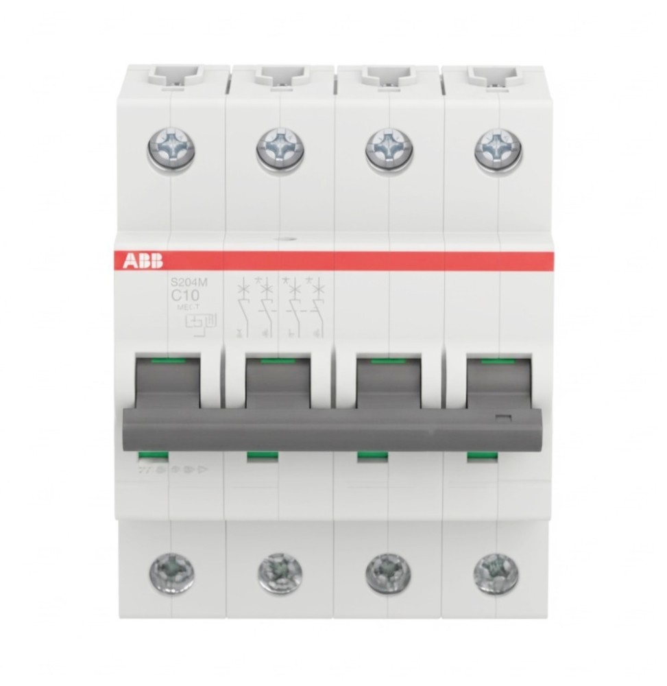 Interruttore Automatico Magnetotermico 16A 4,5kA 4 Poli ABB S598668