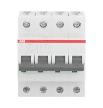 Interruttore Automatico Magnetotermico 25A 4,5kA 4 Poli ABB S598682