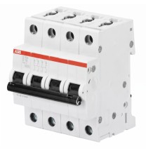 Interruttore Magnetotermico S204-D16 4 Poli 16A 6kACurva D ABB S531221