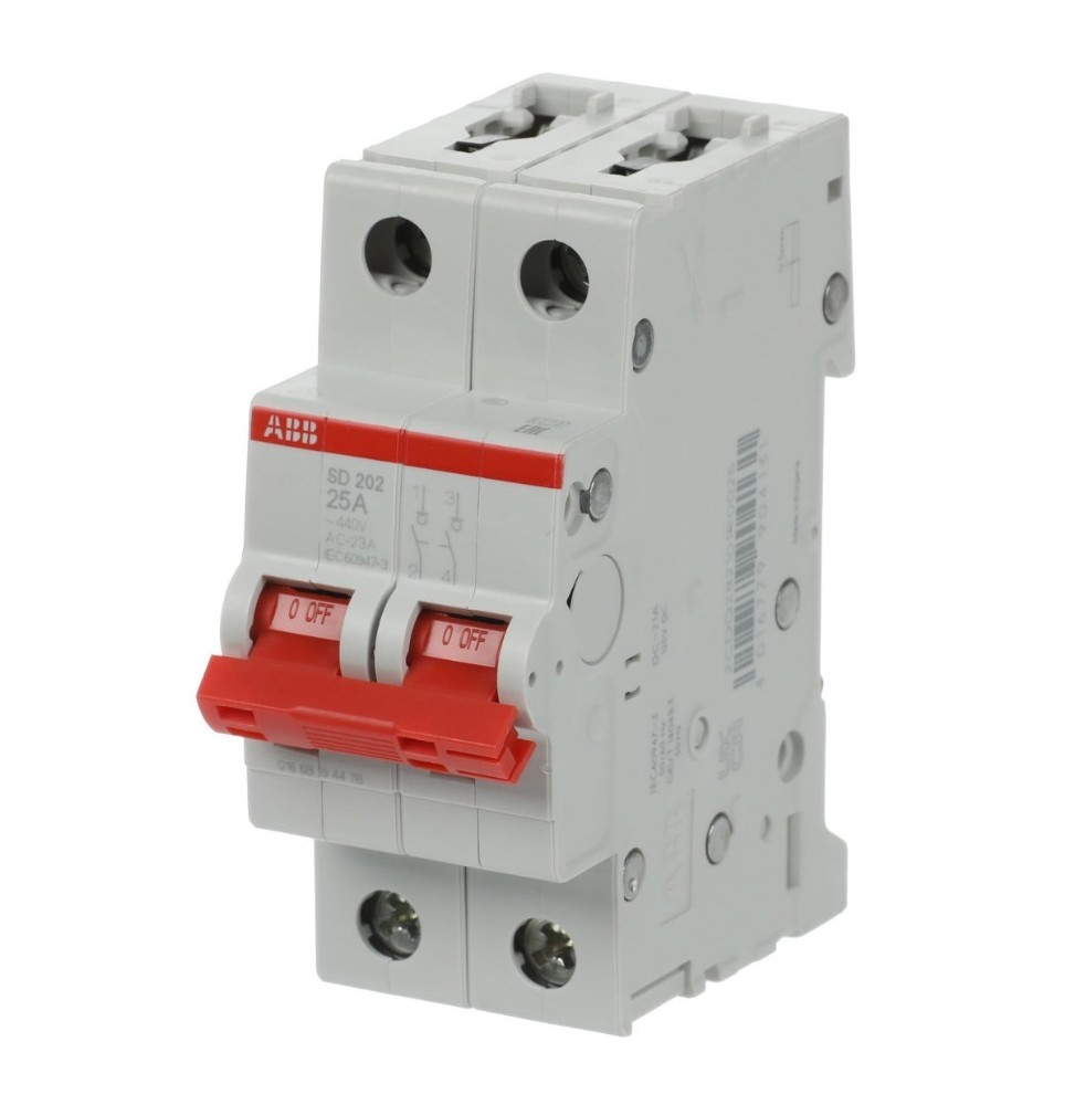 Sezionatore  2 poli 32A 25kA SD20232 ABB M990414