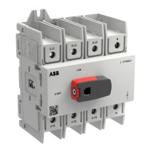 Sezionatore rotativo 4 Poli 100A con manopola Serie OTPLUS ABB OT100G3-4BSN2