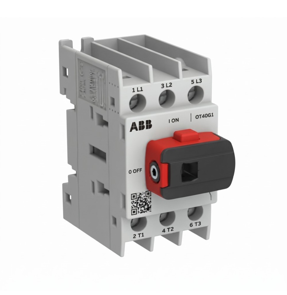 Sezionatore rotativo 3 Poli 25A con manopola Serie OTPLUS ABB OT25G1-3BS