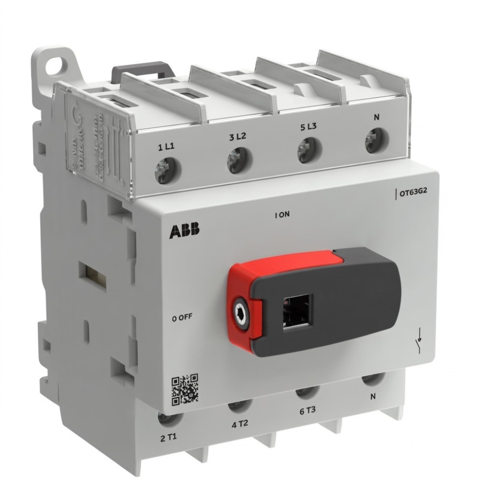 Sezionatore rotativo 4 Poli 63A con manopola Serie OTPLUS ABB OT63G2-4BSN2