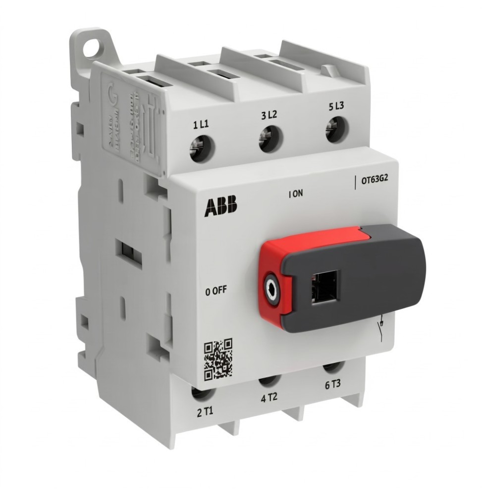 Sezionatore rotativo 3 Poli 63A con manopola Serie OTPLUS ABB OT63G2-3BS