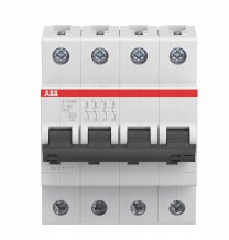 Interruttore Magnetotermico S204M-C32 4 Poli 32A 10kA Curva C ABB S550789