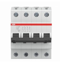 Interruttore Magnetotermico S204M-C63 4 Poli 63A 10kA Curva C  ABB S544047