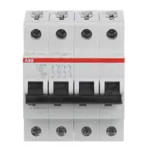 Interruttore Magnetotermico S204M-C25 4 Poli 25A 10kA Curva C  ABB S550772