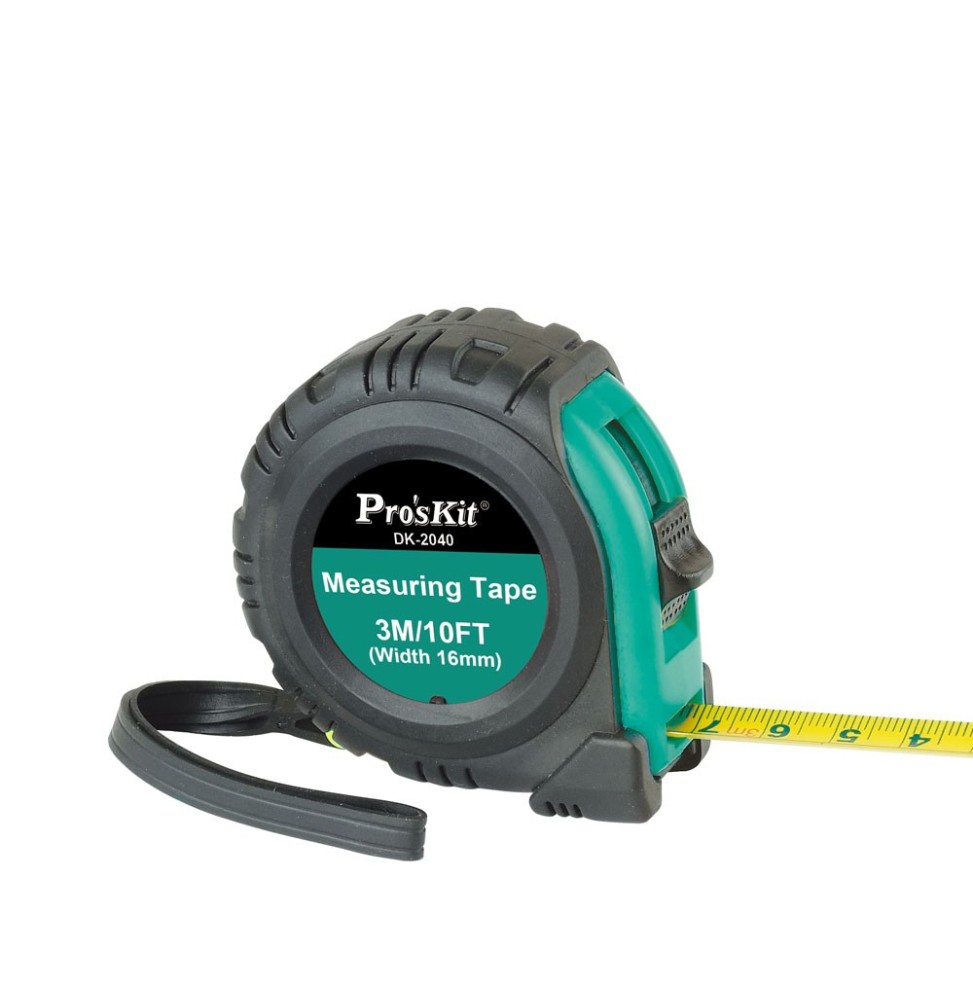 Flessometro Professionale Metro a Nastro 3 mt Pros'Kit DK-2040