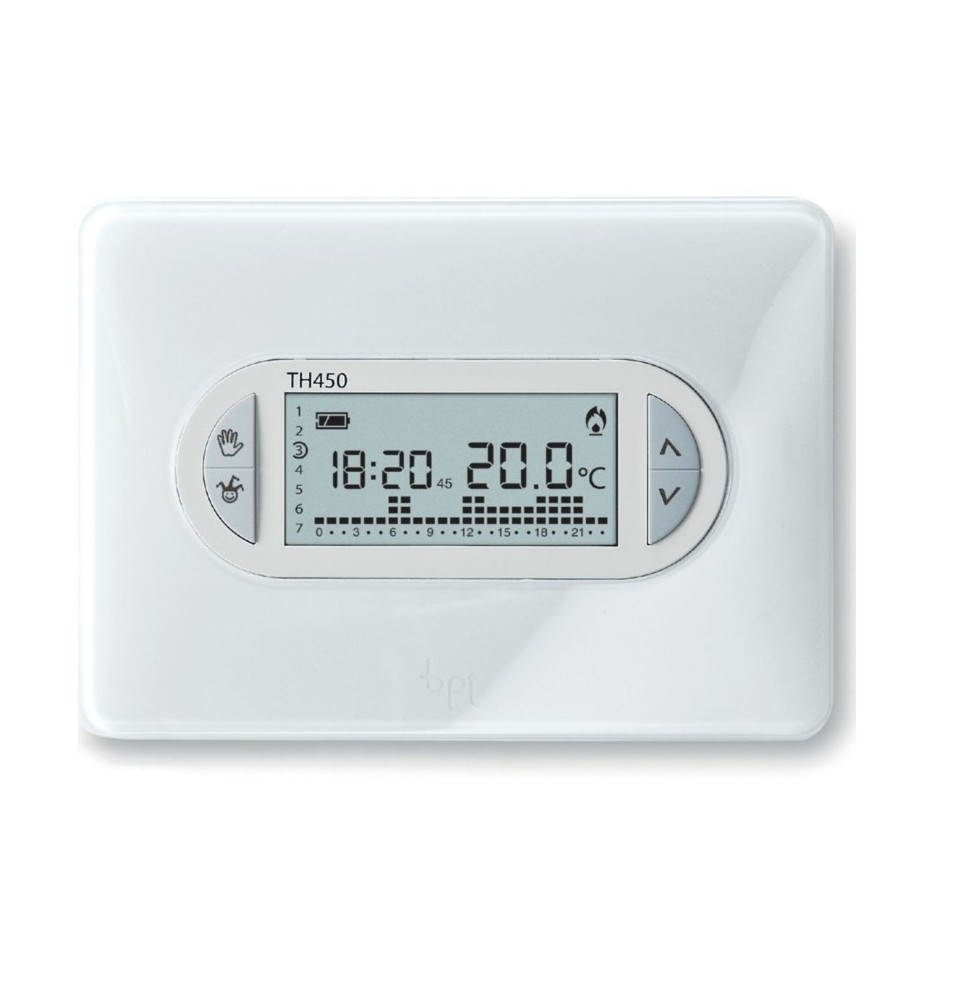 Cronotermostato Programmabile CAME BPT 69409200 TH450 per Riscaldamento e Raffrescamento