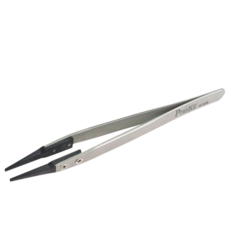 Pinzetta di Precisione Antimagnetica Pros'Kit TZ-300B