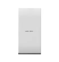 Interruttore Assiale Bipolare illuminabile Ave Whitek 446010AS
