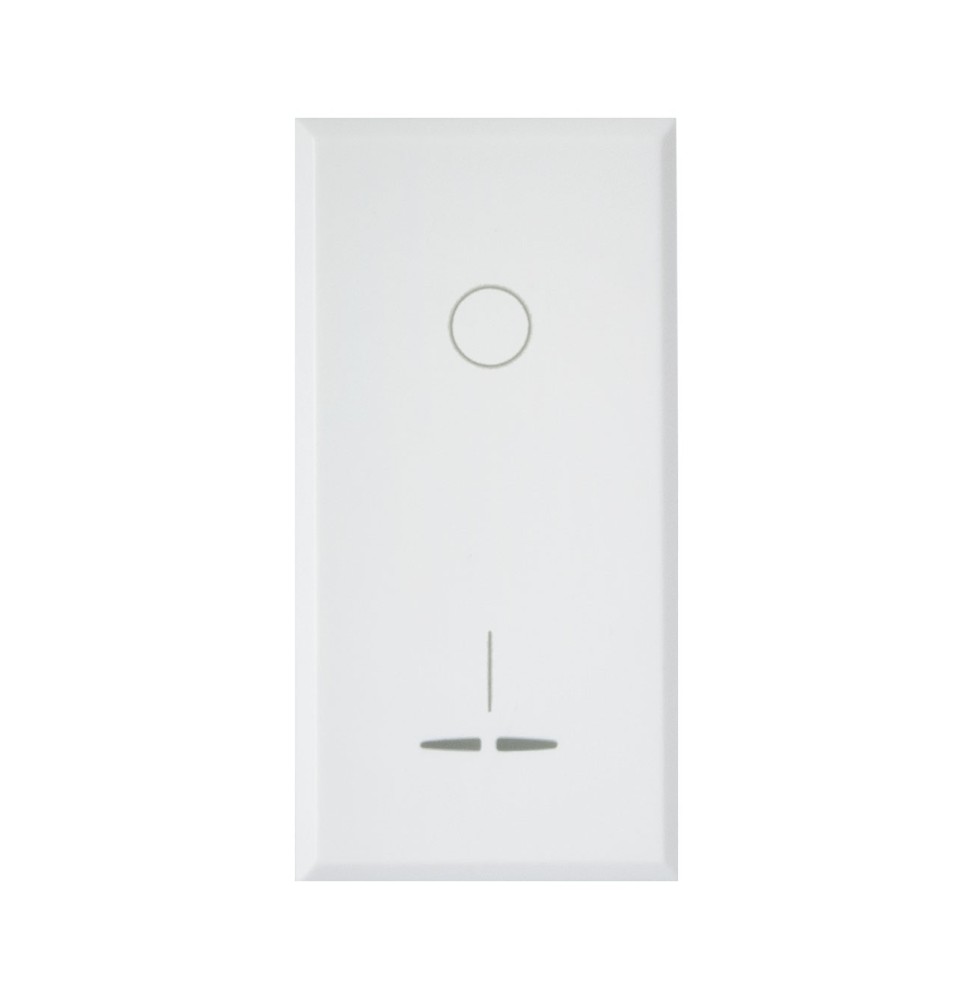 Interruttore Bipolare illuminabile  16A Ave Whitek 446010