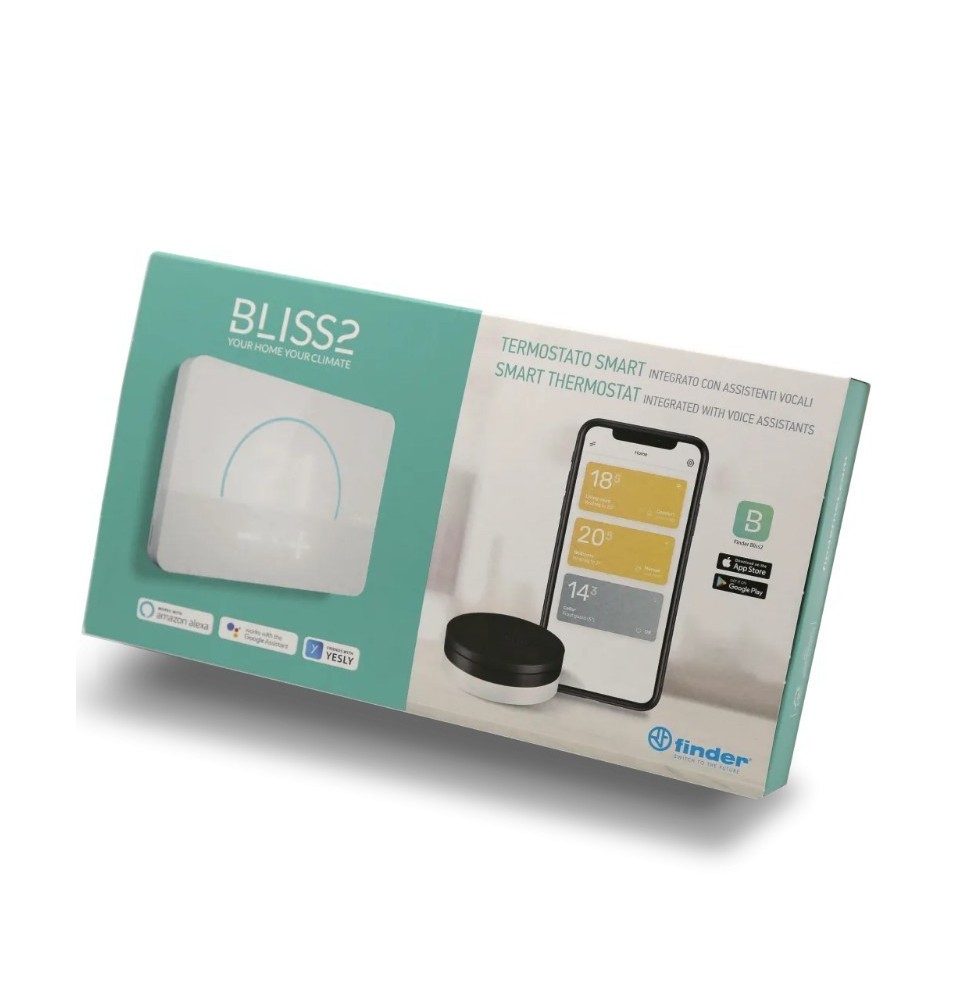 Kit Termostato Smart Finder BLISS2 con Gateway Plug-in 1CB190050007POA
