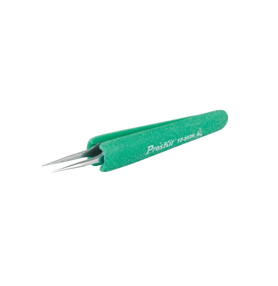 Pinzette Ergo-Grip a punta dritta super fine Pros'Kit TZ-202N
