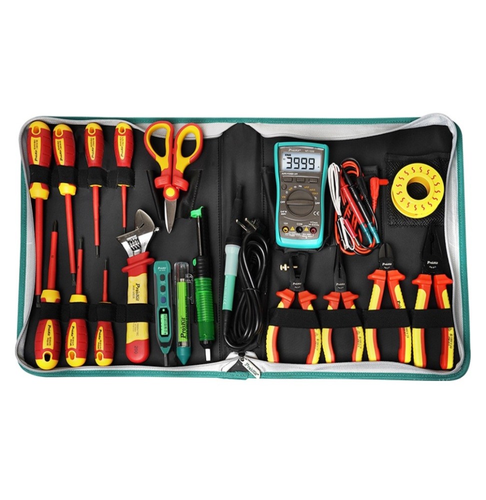 Kit 20 Utensili Isolati 1000V Pros'Kit PK-2810B