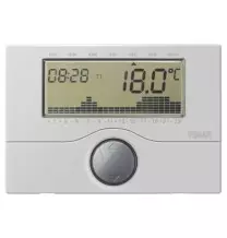 Cronotermostato Elettronico a Parete Vimar 01910.20 Silver