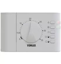 Termostato Elettronico a Parete Vimar 02900.1 Bianco