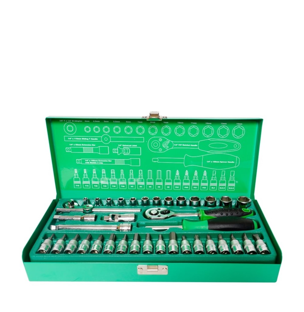 Set Chiavi Combinate a Cricchetto Metriche Pros'Kit HW-23801M
