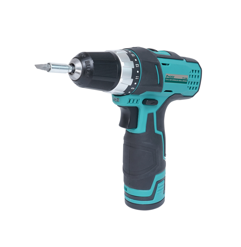 Trapano Avvitatore a Batteria 12V Li-ion Pros'Kit PT-1206F