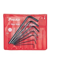 Set 7 pezzi mini chiavi esagonali Pro'sKit 8PK-022