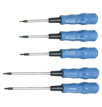 Set 5 pezzi giraviti Torx con foro Pro'sKit SW-2125H