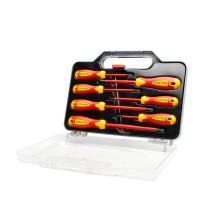 Set di 7 Cacciaviti Isolati VDE 1000V Pro'sKit SD-8012