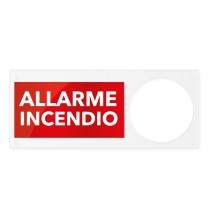 Pannello Indicatore Allarme Incendio in Plexiglass per Sirene Comelit 48PIN000