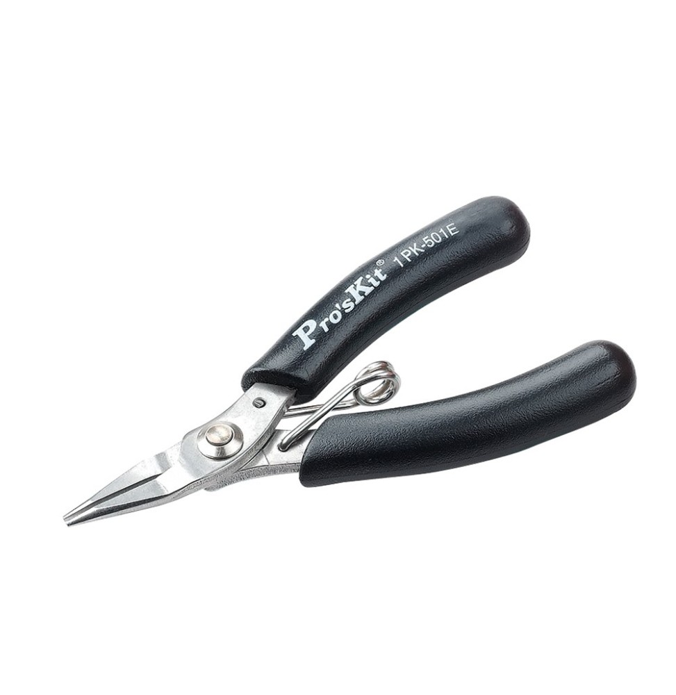 Pinza becchi lunghi in acciaio 100 mm Pro'sKit 1PK-501E
